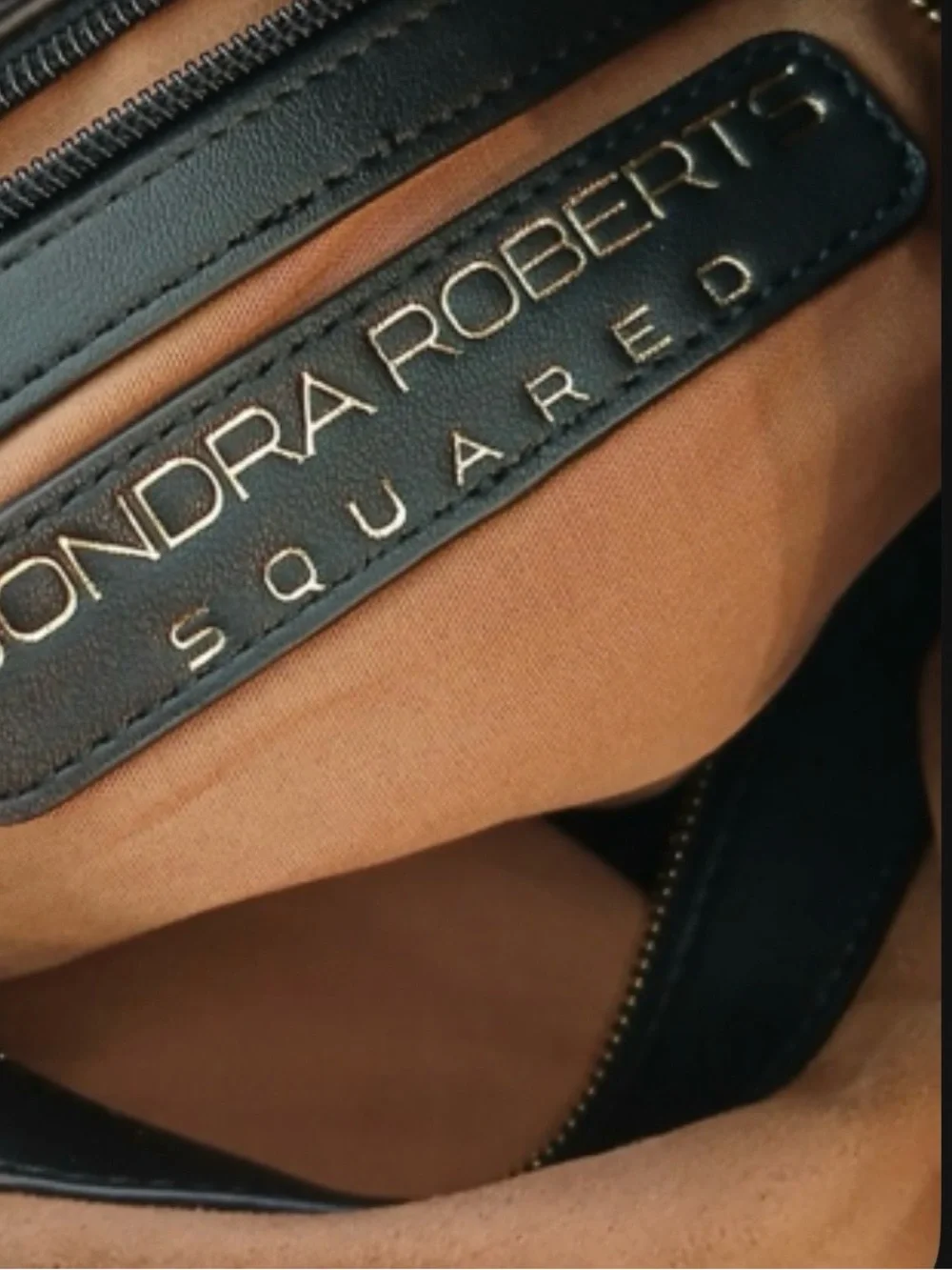 Sondra Roberts Shoulder Bag Women Black Slouchy Business Casual Purse